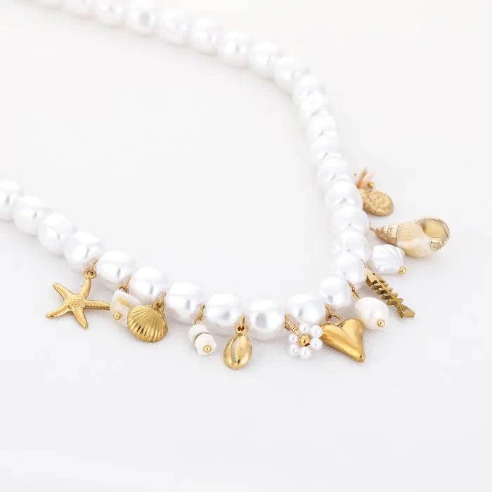 Island girl ketting - goud