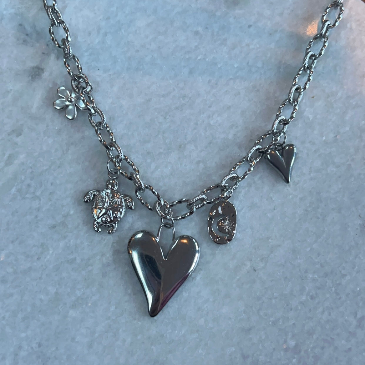 bedelketting Eva - zilver