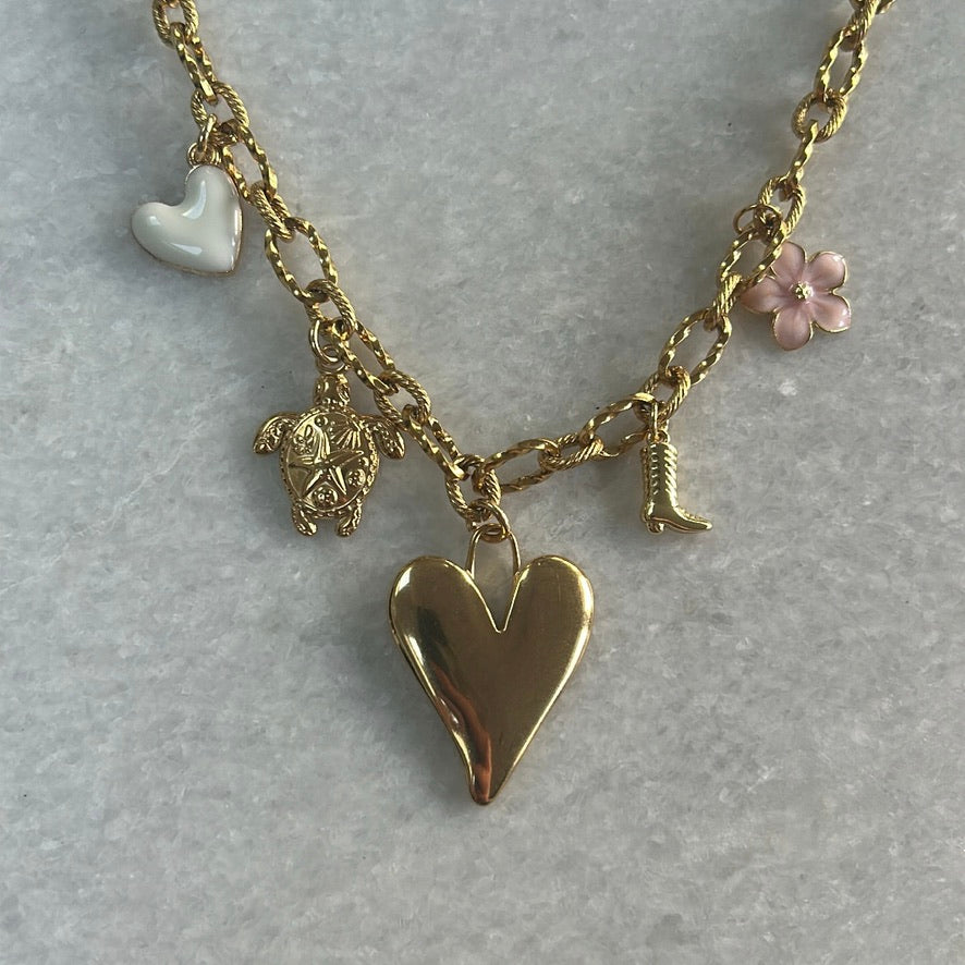 Bedelketting Anna - goud