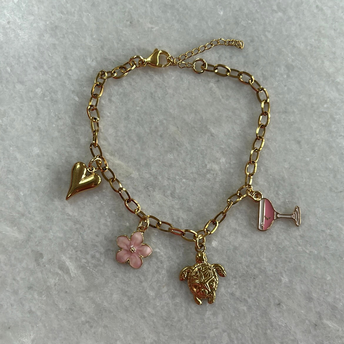 bedelarmband Julia - goud