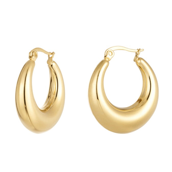 Classy oorbellen - goud