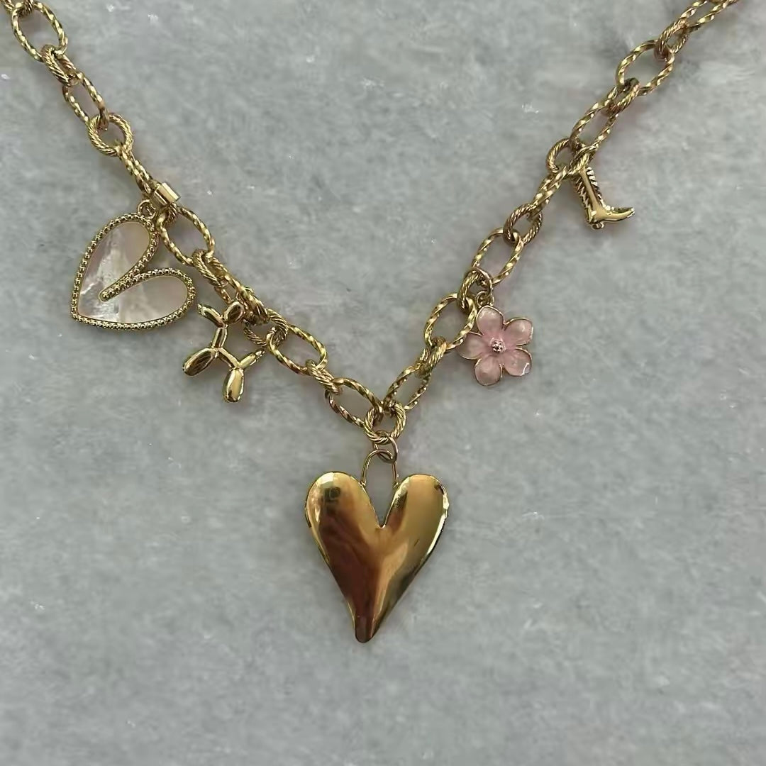 Bedelketting eefje - goud