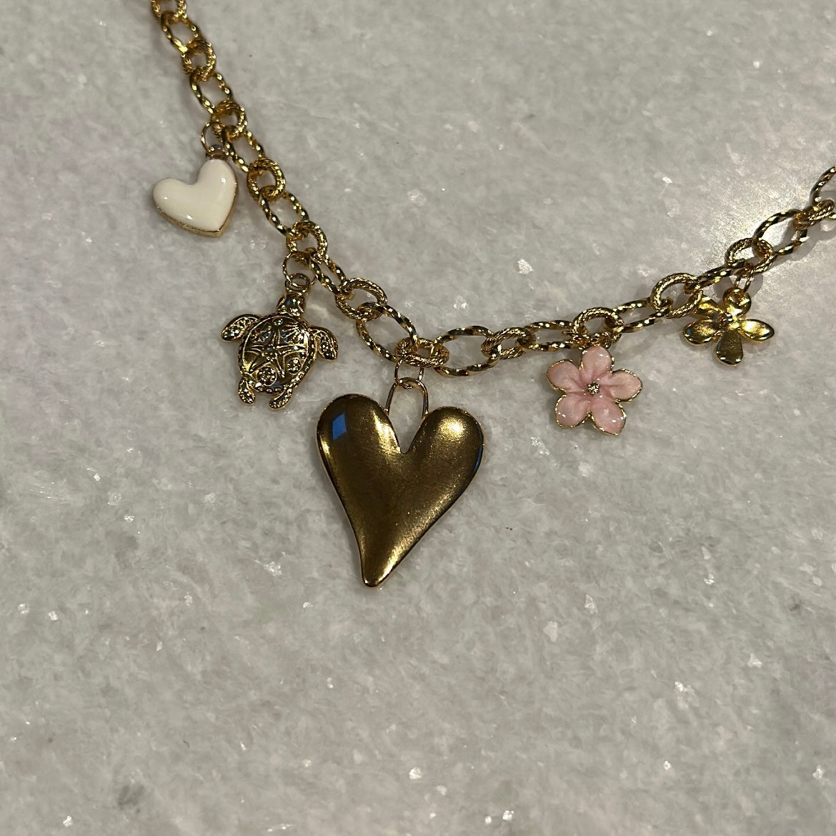 Bedelketting romy - goud