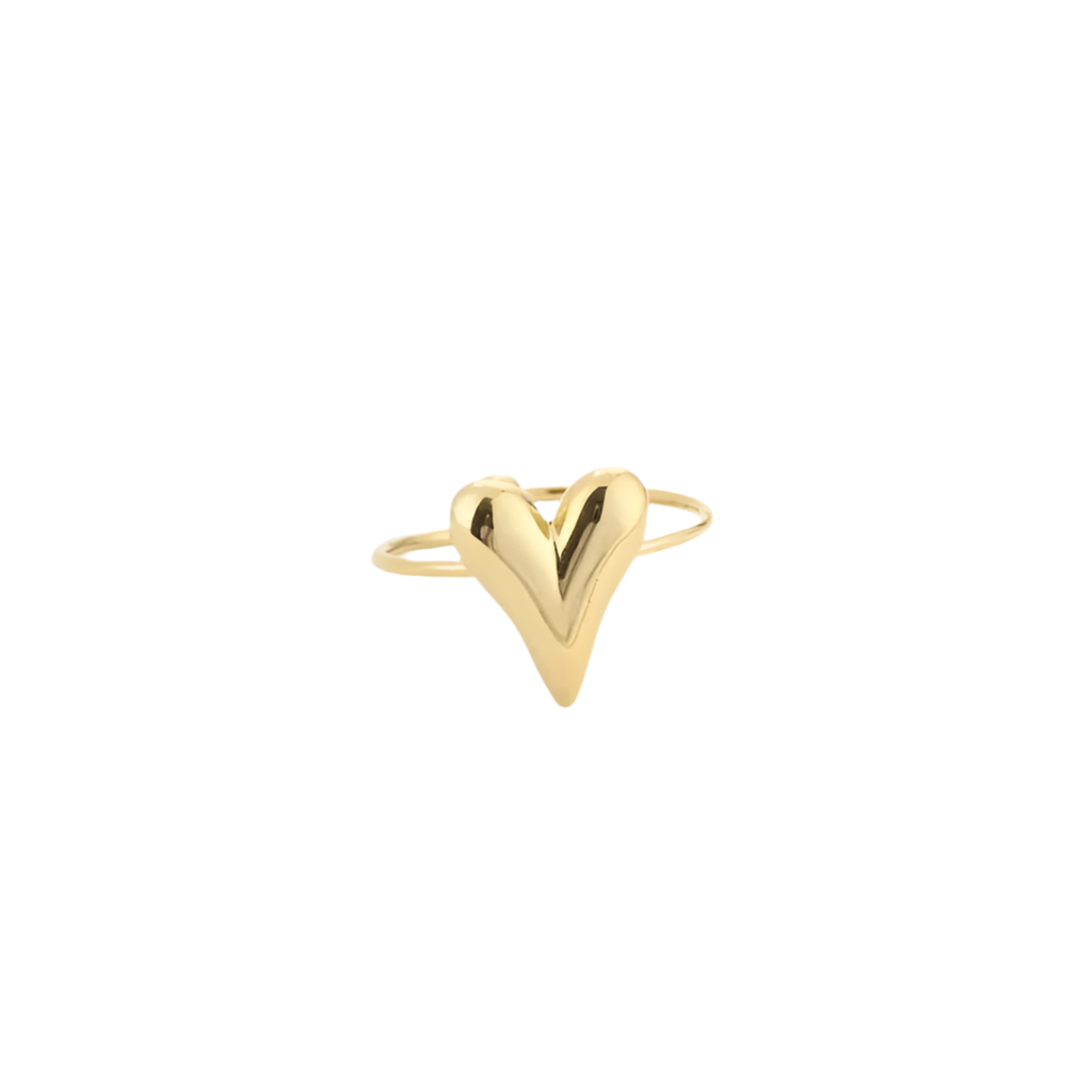 Small heart ring - goud