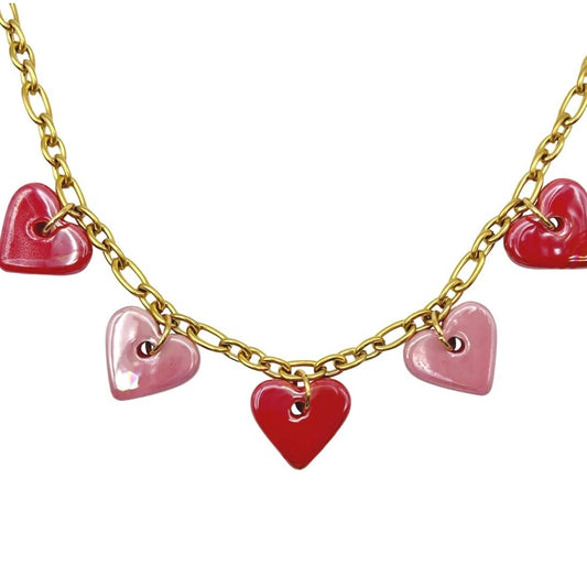 valentine ketting - goud