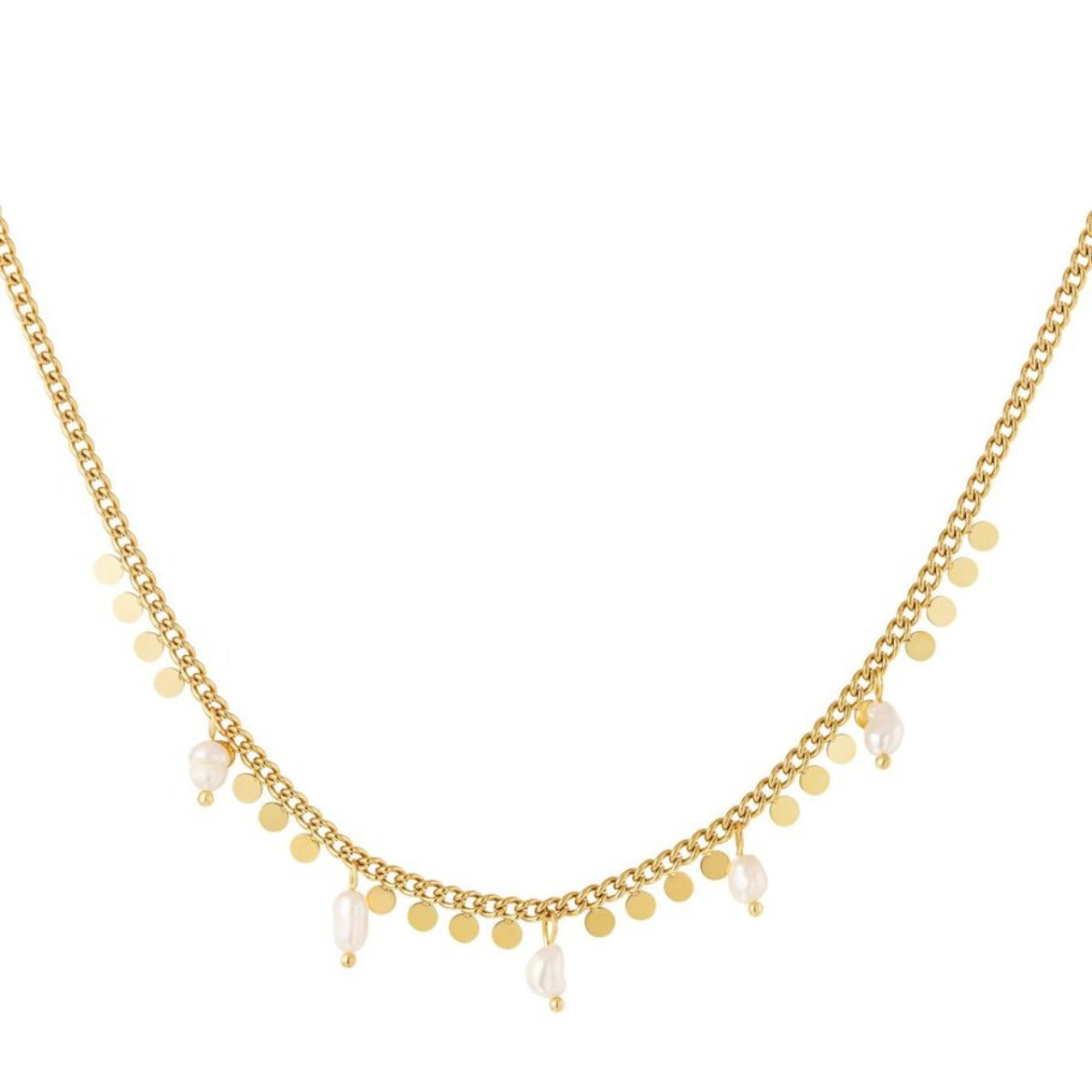Pearls ketting - goud