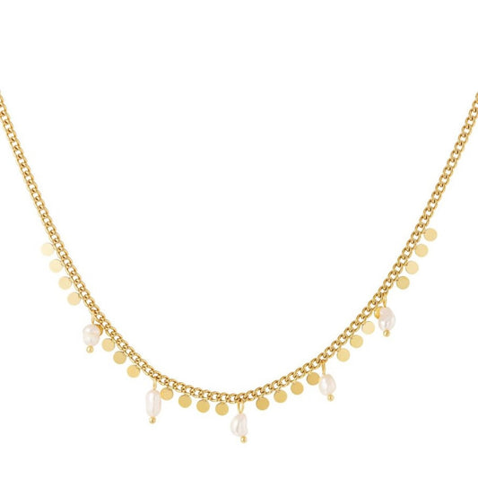 Pearls ketting - goud
