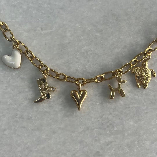 Bedelketting Jill - goud