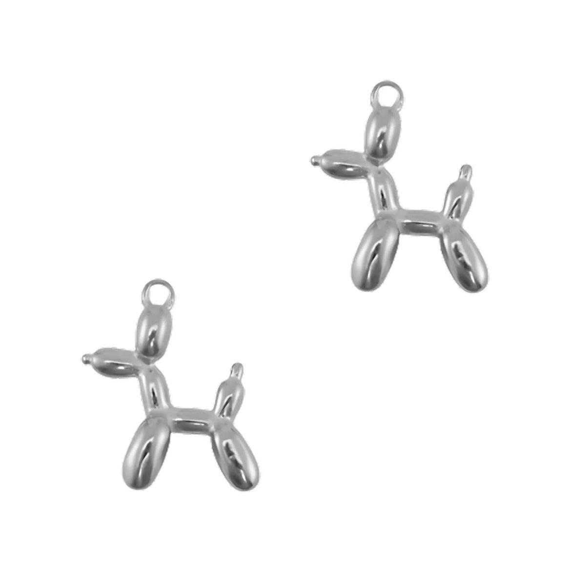 Bedel (Stainless Steel) Balloon Dog Zilver - 1 stuk