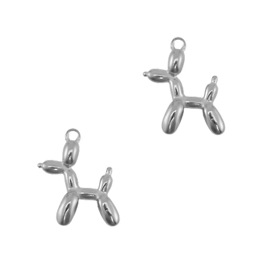 Bedel (Stainless Steel) Balloon Dog Zilver - 1 stuk