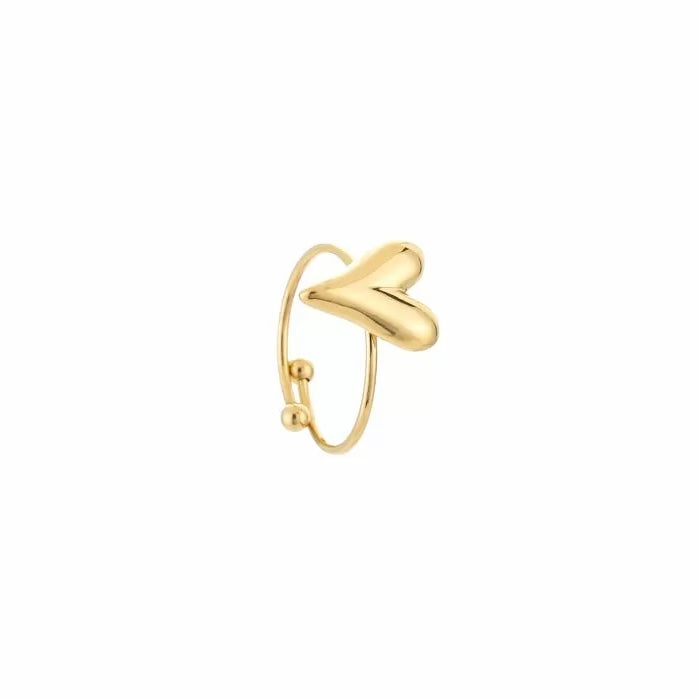 Small heart ring - goud